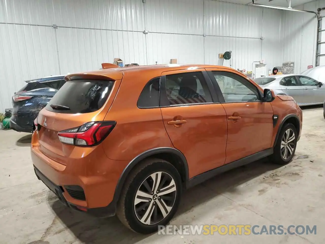 3 fotografías del automóvil dañado JA4AP3AU1LU015925 MITSUBISHI OUTLANDER 2020