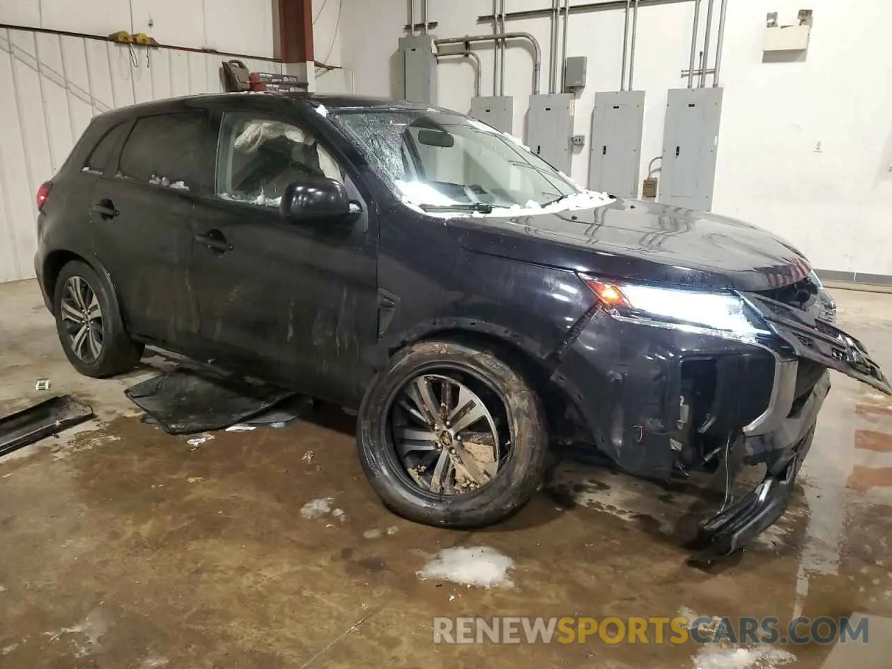 4 fotografías del automóvil dañado JA4AP3AU4LU006720 MITSUBISHI OUTLANDER 2020