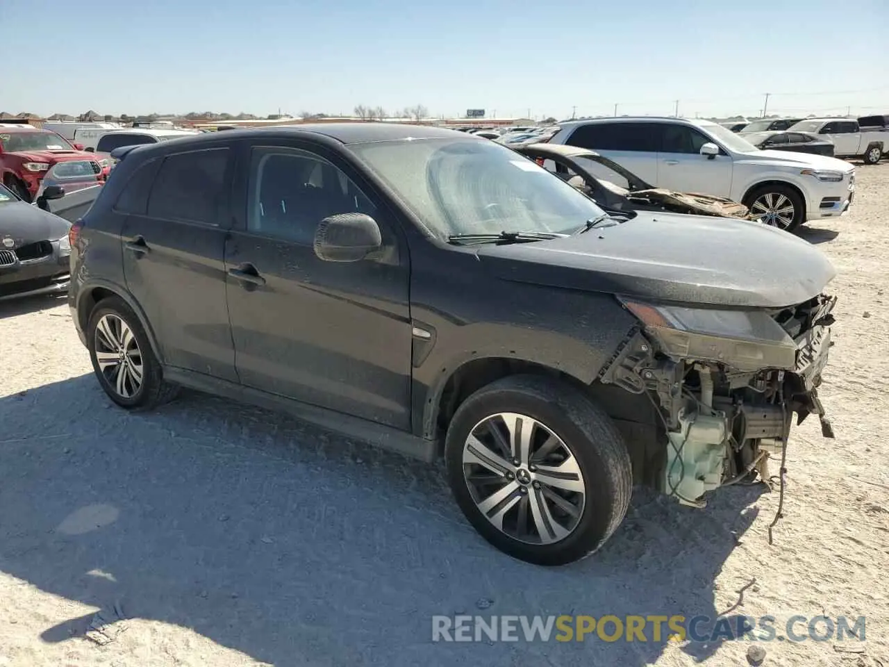 4 fotografías del automóvil dañado JA4AP3AU5LU006290 MITSUBISHI OUTLANDER 2020
