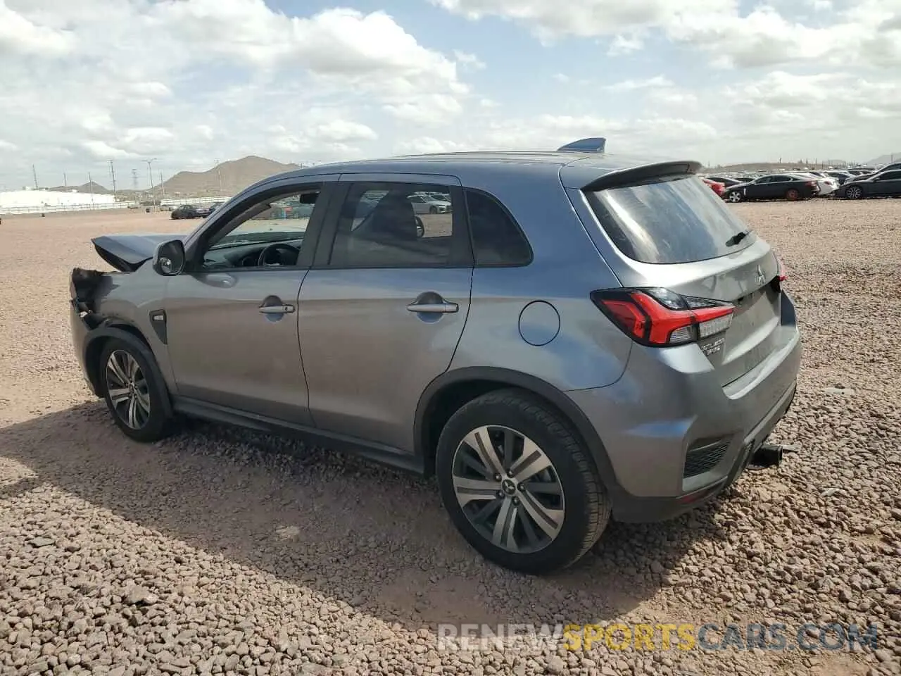 2 fotografías del automóvil dañado JA4AP3AU5LU031366 MITSUBISHI OUTLANDER 2020