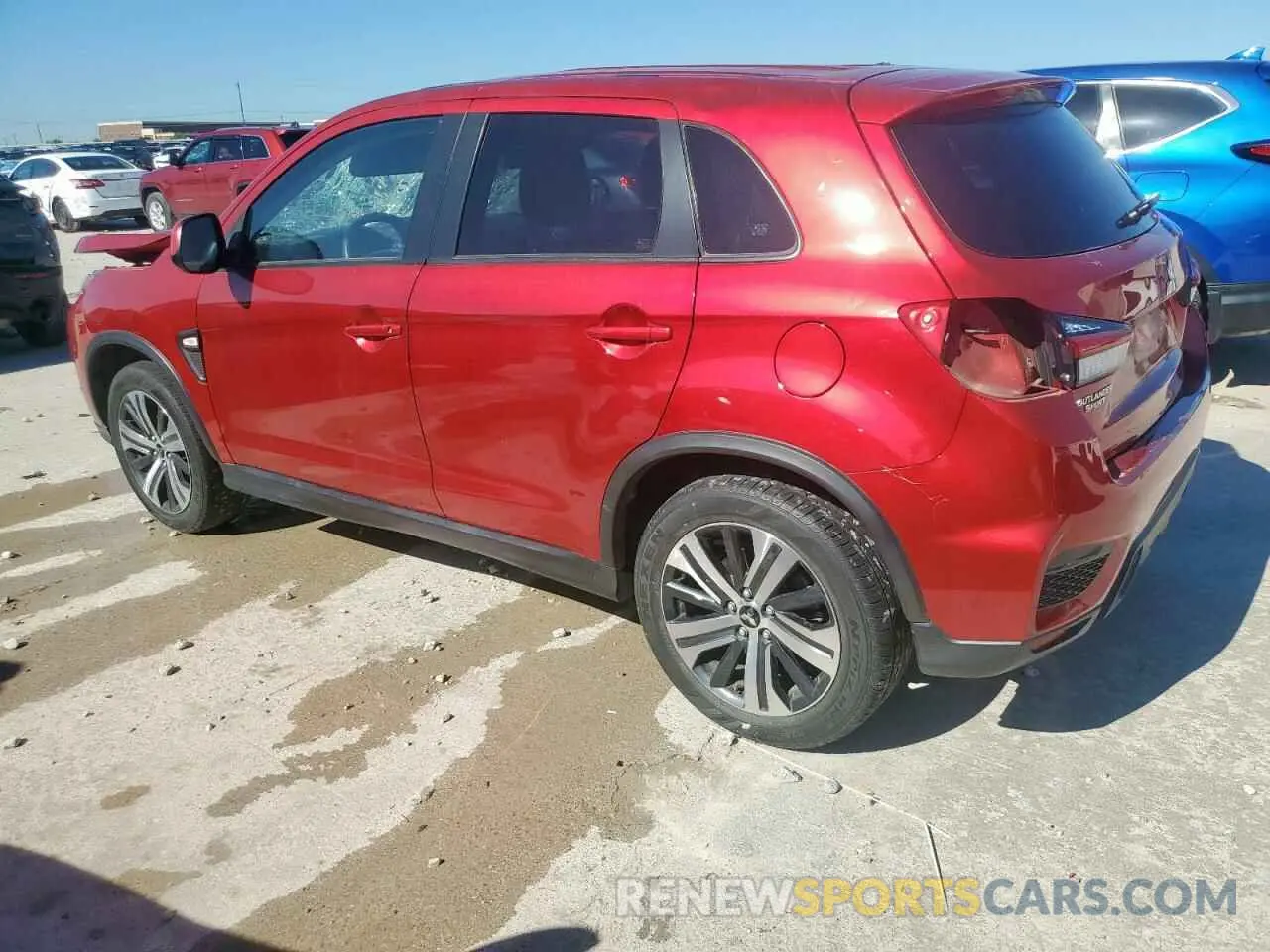 2 fotografías del automóvil dañado JA4AP3AU6LU008405 MITSUBISHI OUTLANDER 2020