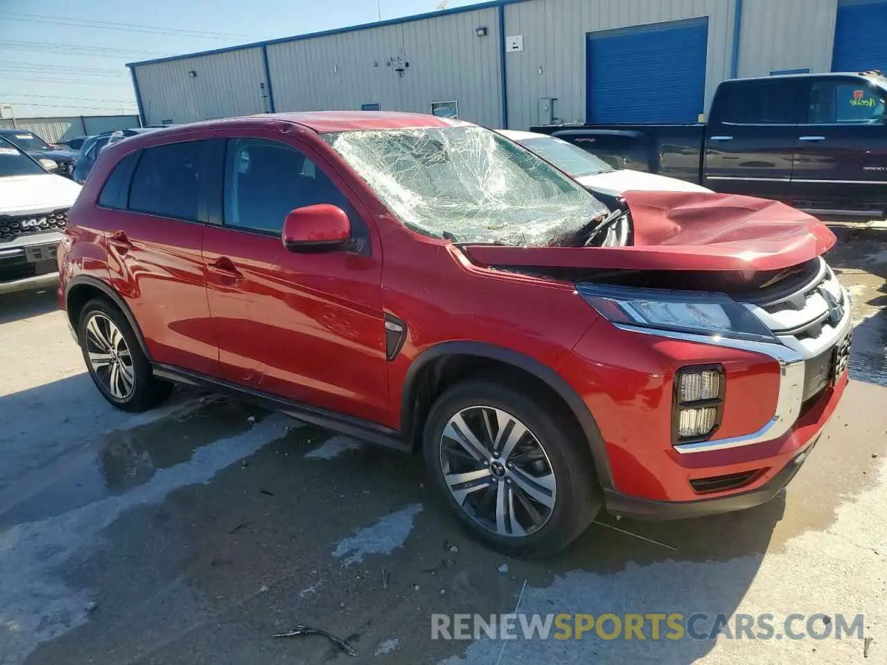 4 fotografías del automóvil dañado JA4AP3AU6LU008405 MITSUBISHI OUTLANDER 2020