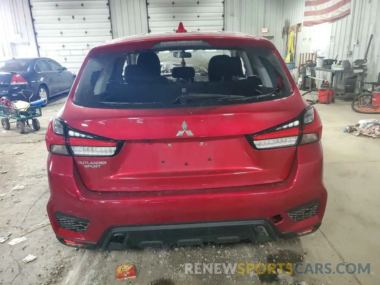 6 fotografías del automóvil dañado JA4AP3AU7LU008879 MITSUBISHI OUTLANDER 2020