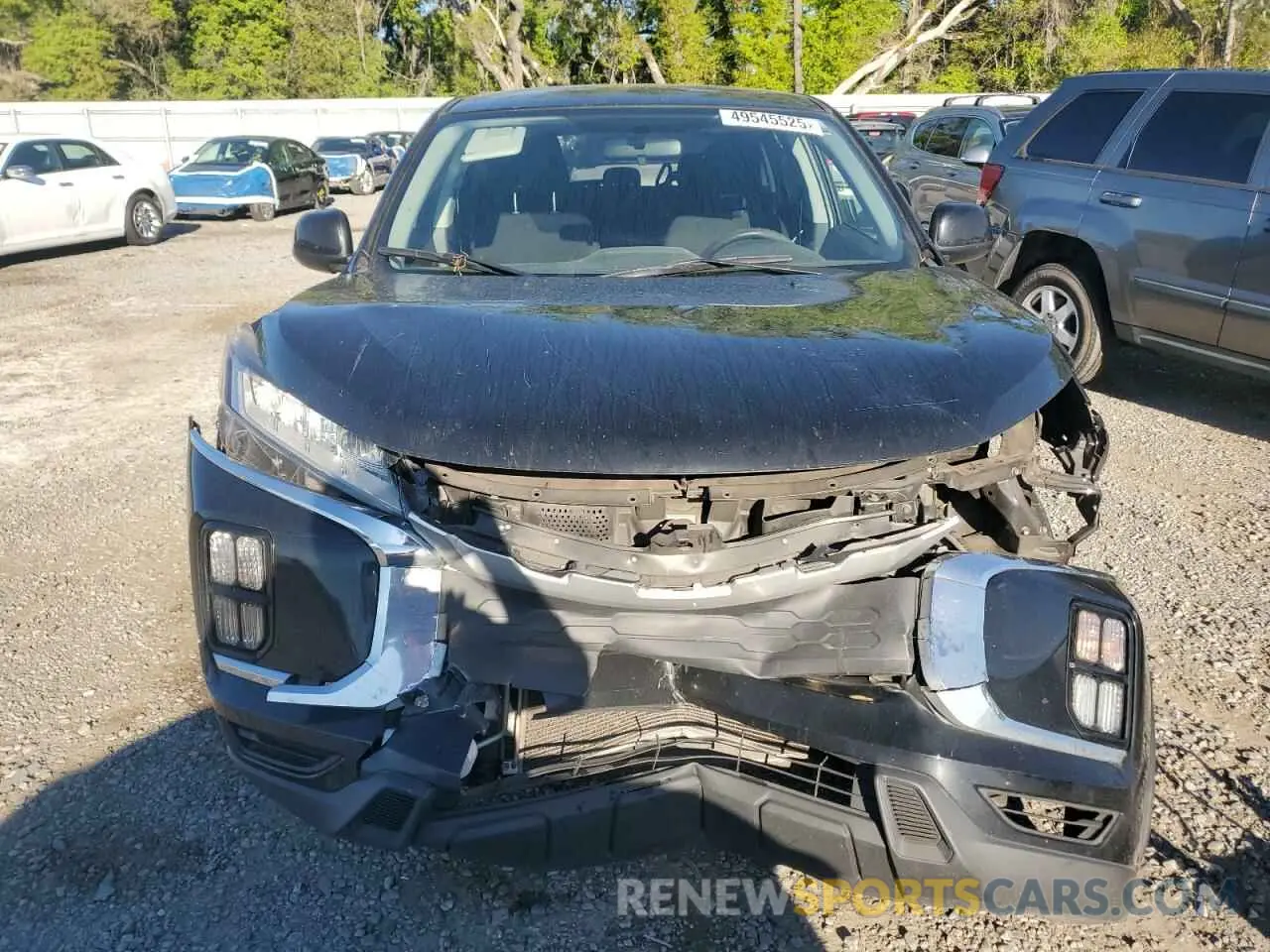 5 fotografías del automóvil dañado JA4AP3AU8LU006865 MITSUBISHI OUTLANDER 2020