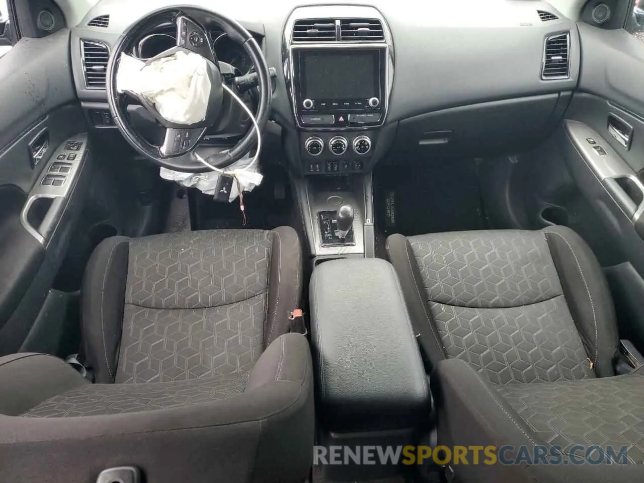 8 fotografías del automóvil dañado JA4AP4AU5LU008465 MITSUBISHI OUTLANDER 2020