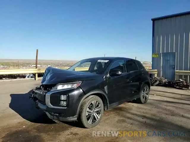 12 fotografías del automóvil dañado JA4AR3AU0LU024111 MITSUBISHI OUTLANDER 2020