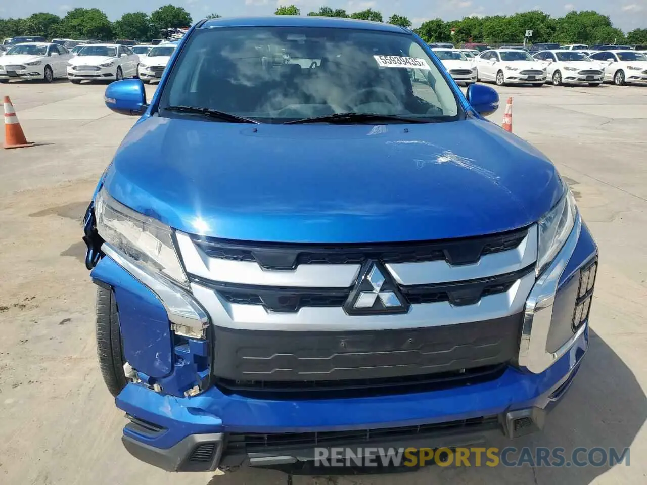 5 fotografías del automóvil dañado JA4AR3AU2LU023476 MITSUBISHI OUTLANDER 2020