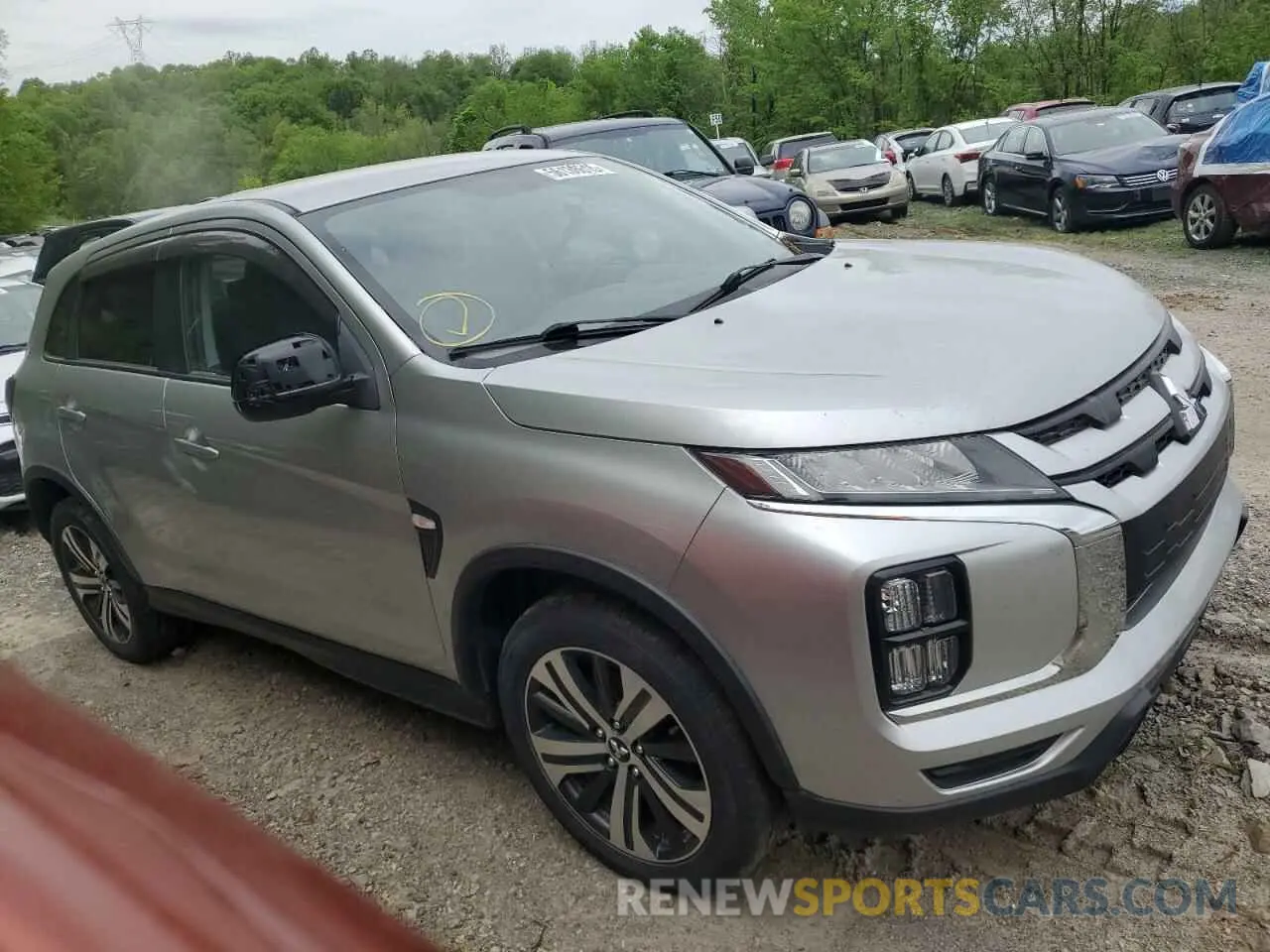 4 fotografías del automóvil dañado JA4AR3AU4LU014987 MITSUBISHI OUTLANDER 2020