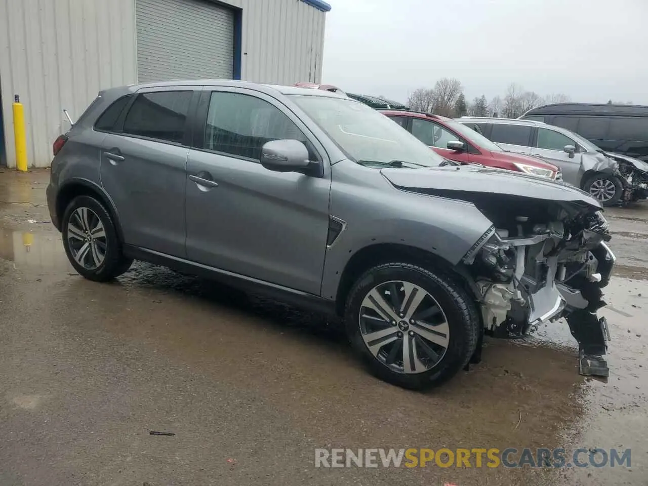 4 fotografías del automóvil dañado JA4AR3AU5LU014240 MITSUBISHI OUTLANDER 2020