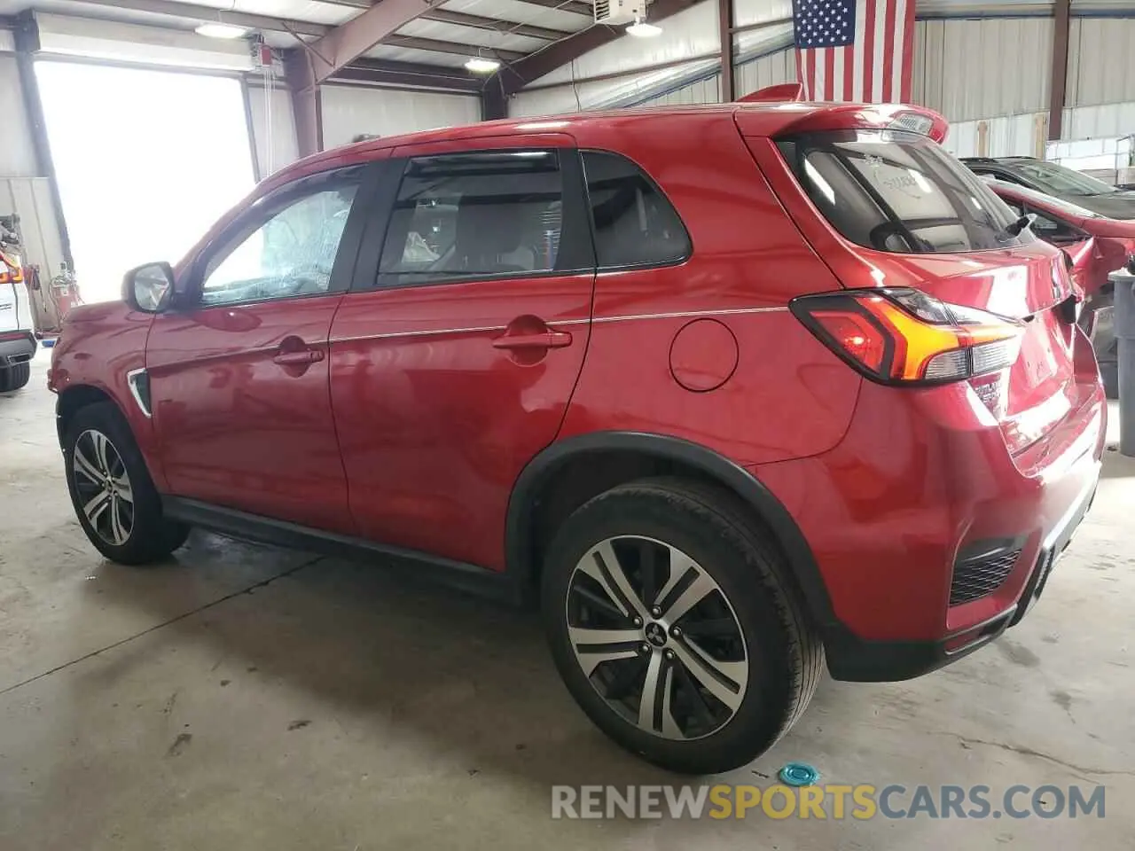 2 fotografías del automóvil dañado JA4AR3AU8LU003166 MITSUBISHI OUTLANDER 2020
