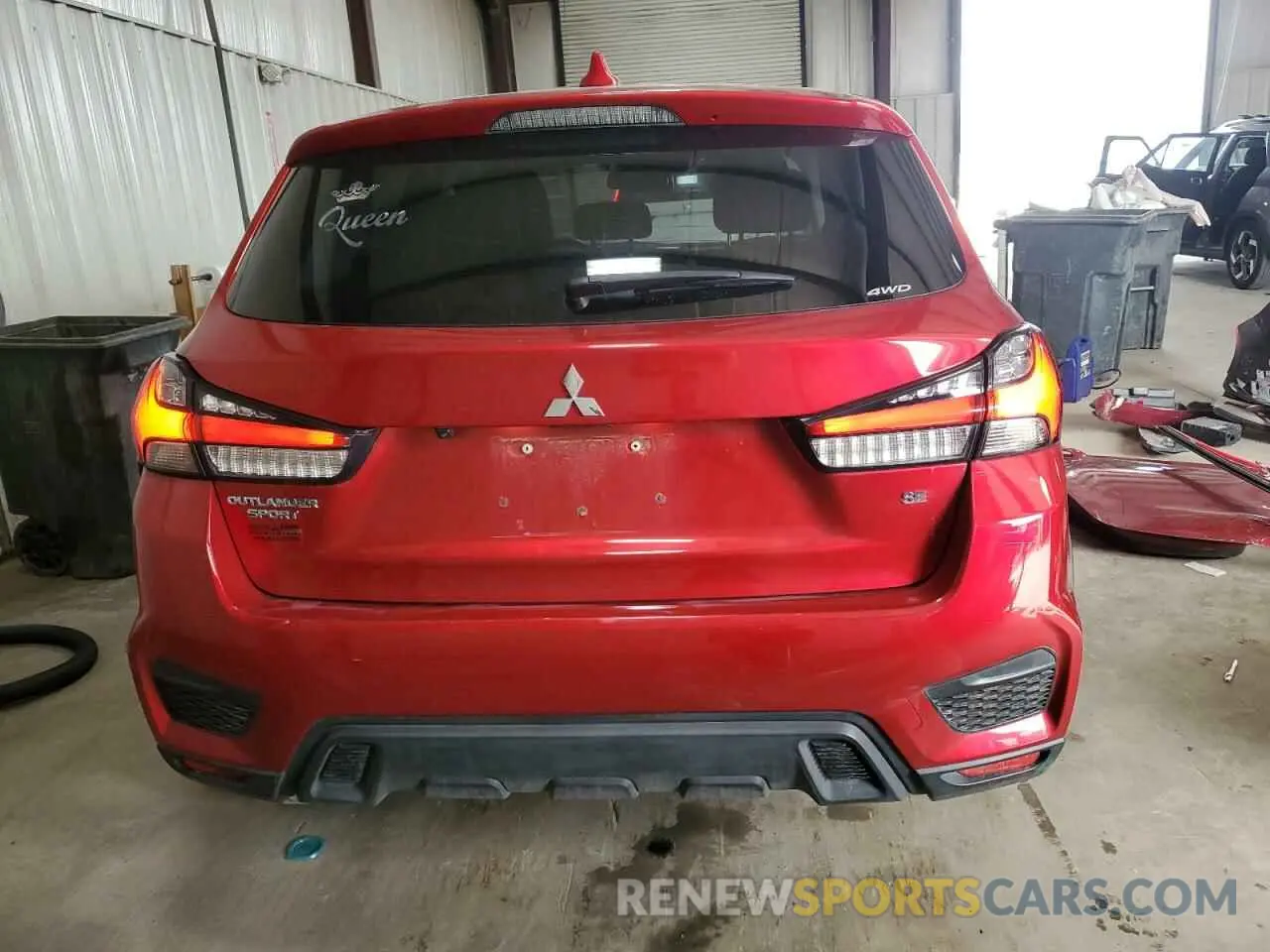 6 fotografías del automóvil dañado JA4AR3AU8LU003166 MITSUBISHI OUTLANDER 2020