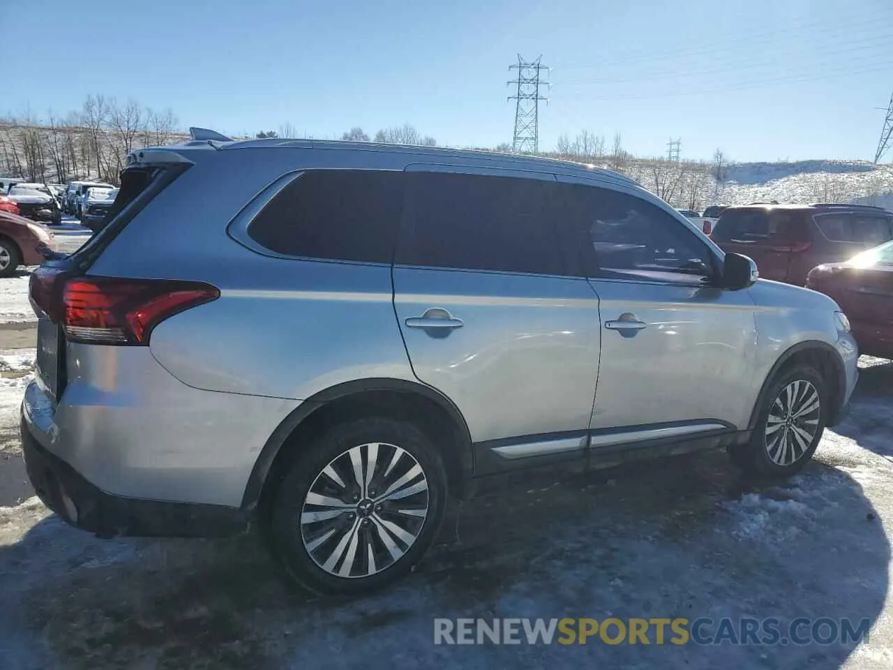 3 fotografías del automóvil dañado JA4AZ3A31LZ025066 MITSUBISHI OUTLANDER 2020