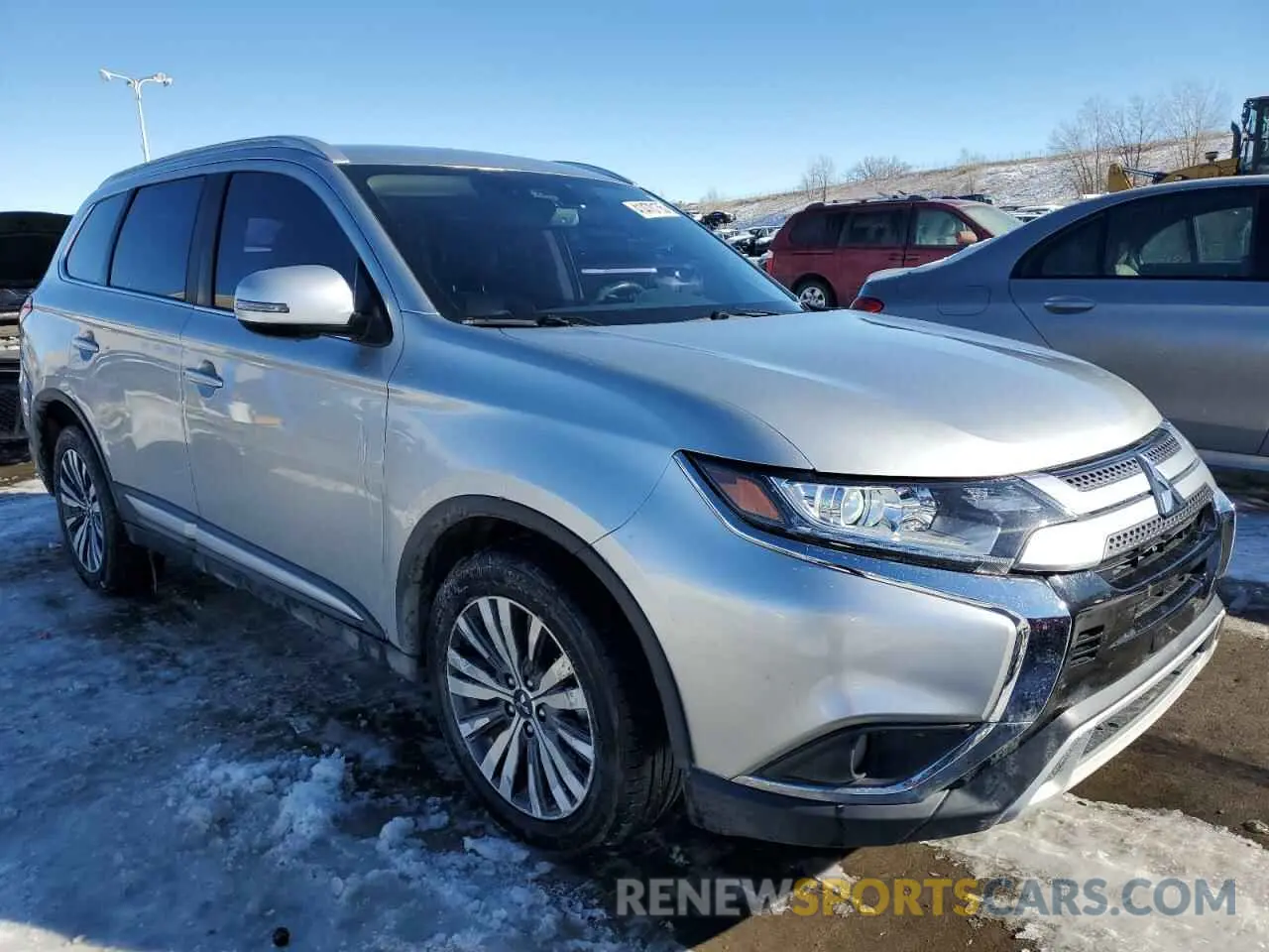 4 fotografías del automóvil dañado JA4AZ3A31LZ025066 MITSUBISHI OUTLANDER 2020