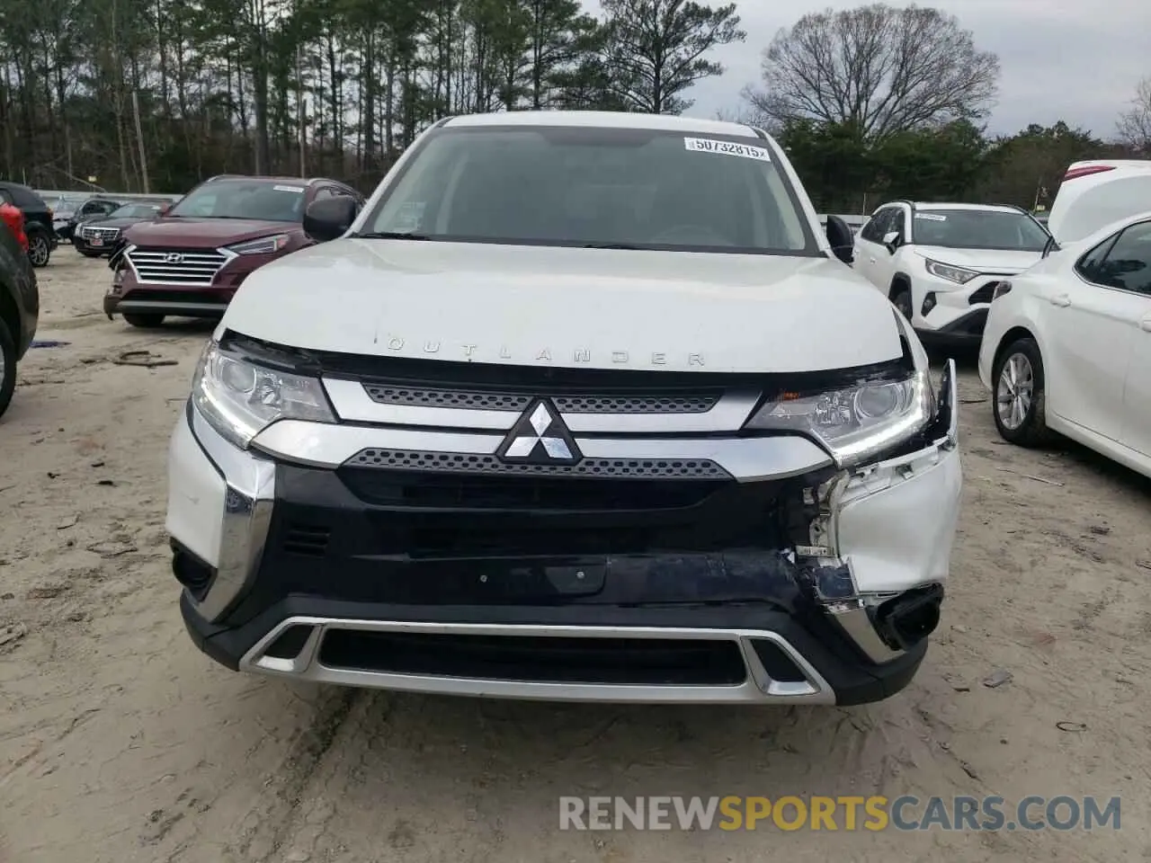 5 fotografías del automóvil dañado JA4AZ3A34LZ017124 MITSUBISHI OUTLANDER 2020
