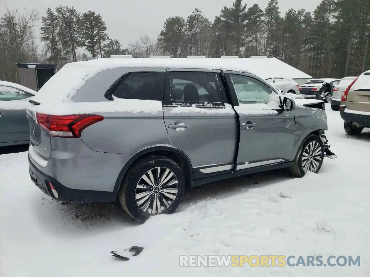 3 fotografías del automóvil dañado JA4AZ3A35LZ043926 MITSUBISHI OUTLANDER 2020