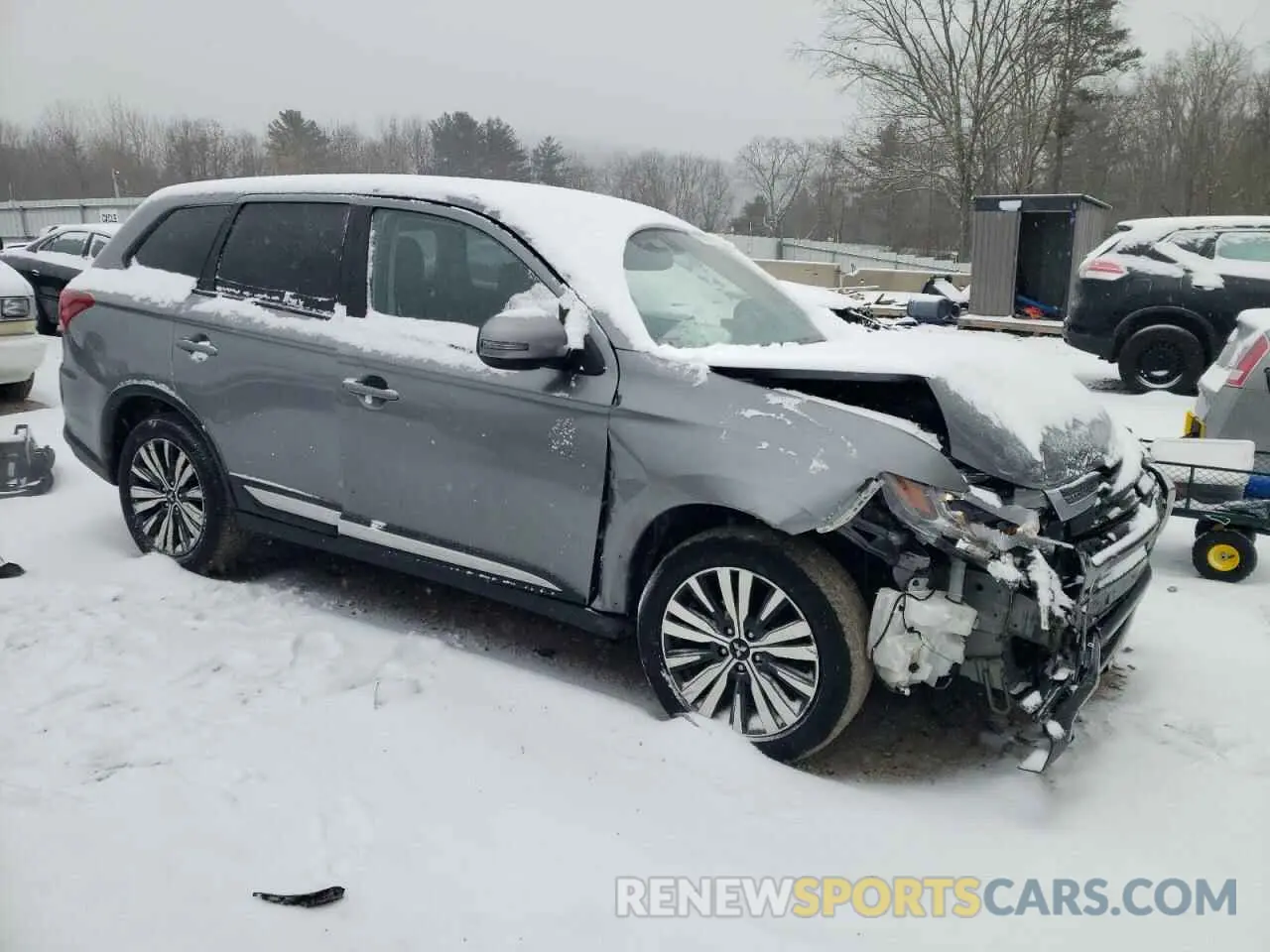 4 fotografías del automóvil dañado JA4AZ3A35LZ043926 MITSUBISHI OUTLANDER 2020