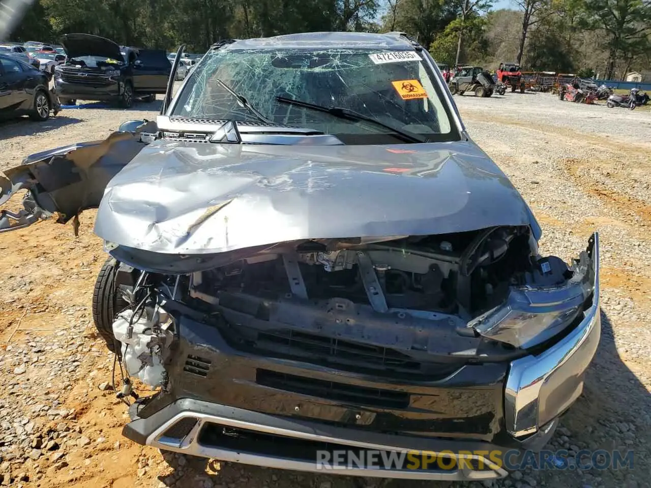 5 fotografías del automóvil dañado JA4AZ3A36LZ019229 MITSUBISHI OUTLANDER 2020