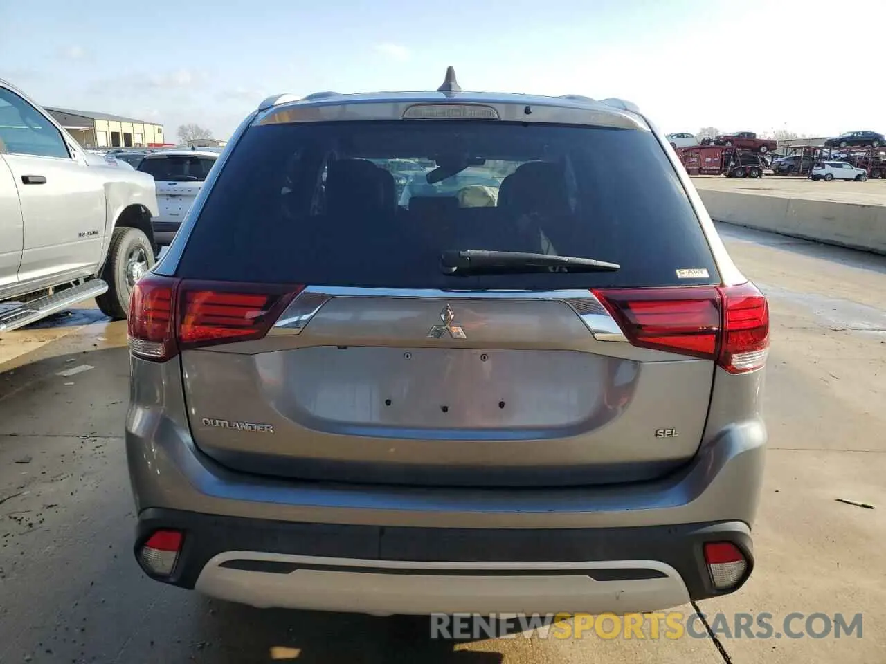6 fotografías del automóvil dañado JA4AZ3A36LZ023555 MITSUBISHI OUTLANDER 2020