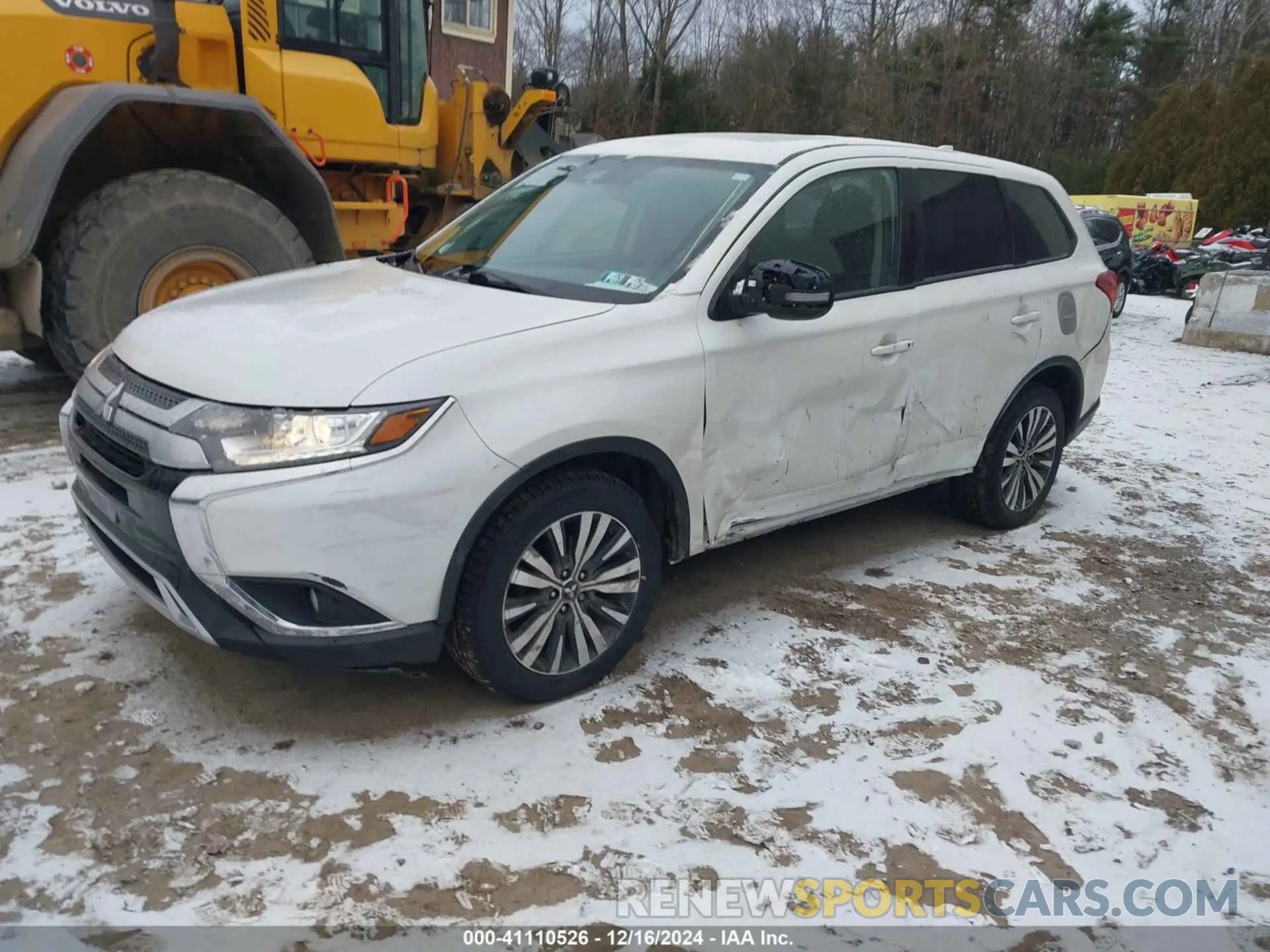 2 fotografías del automóvil dañado JA4AZ3A37LZ008157 MITSUBISHI OUTLANDER 2020