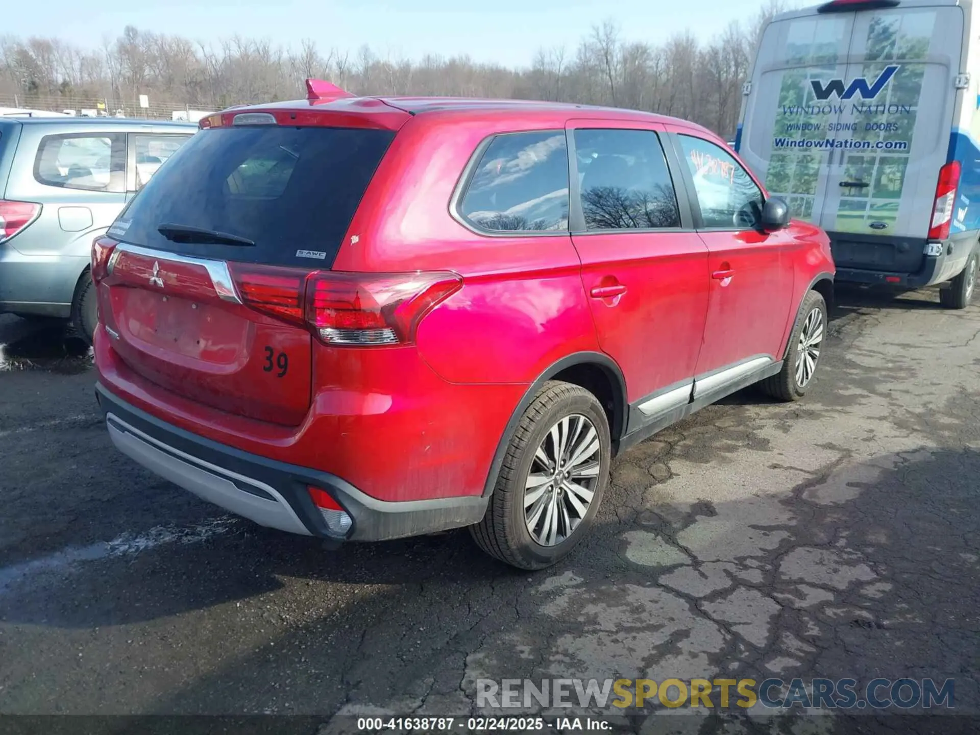 4 fotografías del automóvil dañado JA4AZ3A38LZ017160 MITSUBISHI OUTLANDER 2020