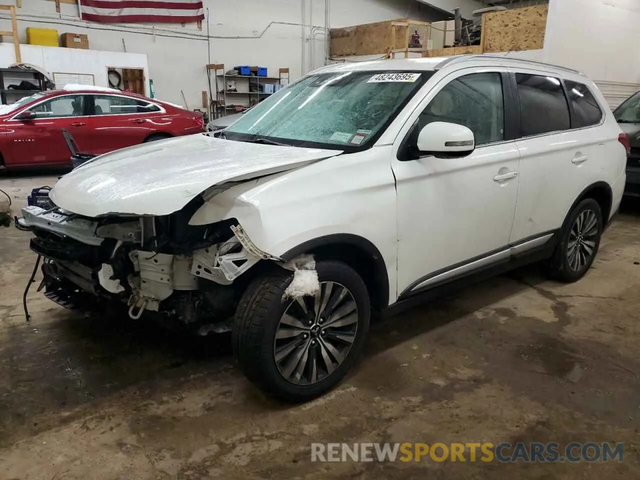 1 fotografías del automóvil dañado JA4AZ3A38LZ027056 MITSUBISHI OUTLANDER 2020