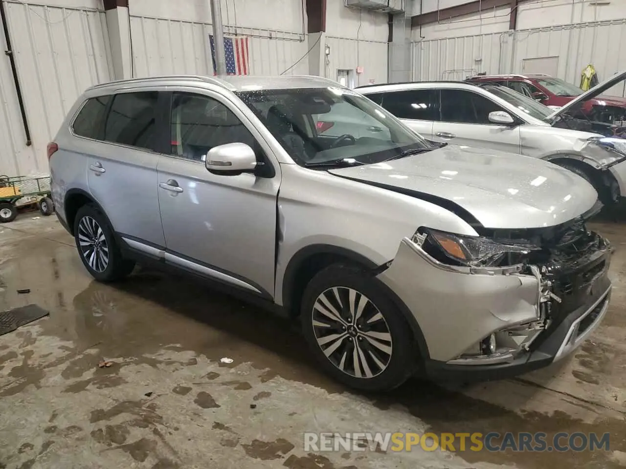 4 fotografías del automóvil dañado JA4AZ3A39LZ038406 MITSUBISHI OUTLANDER 2020
