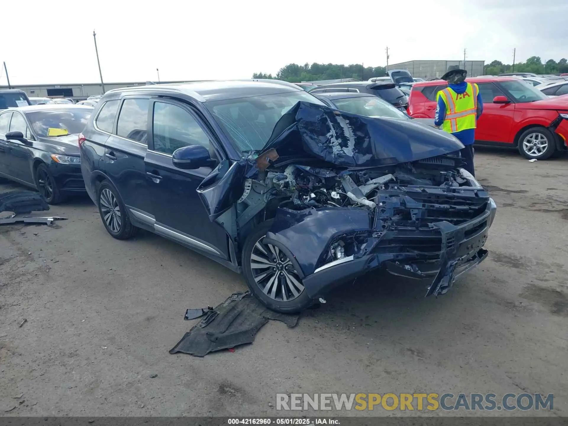 1 fotografías del automóvil dañado JA4AZ3A39LZ042844 MITSUBISHI OUTLANDER 2020