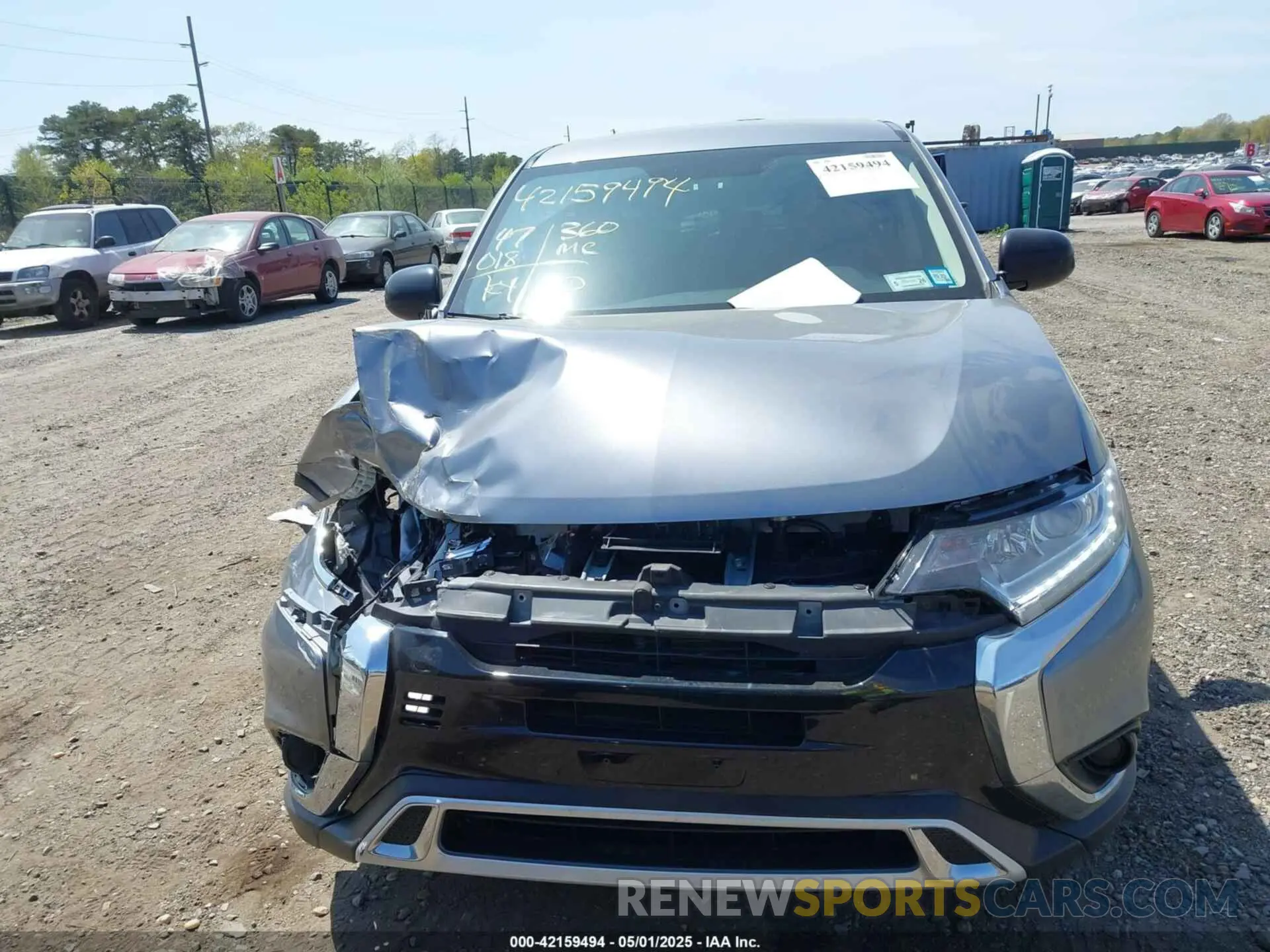 12 fotografías del automóvil dañado JA4AZ3A39LZ048854 MITSUBISHI OUTLANDER 2020