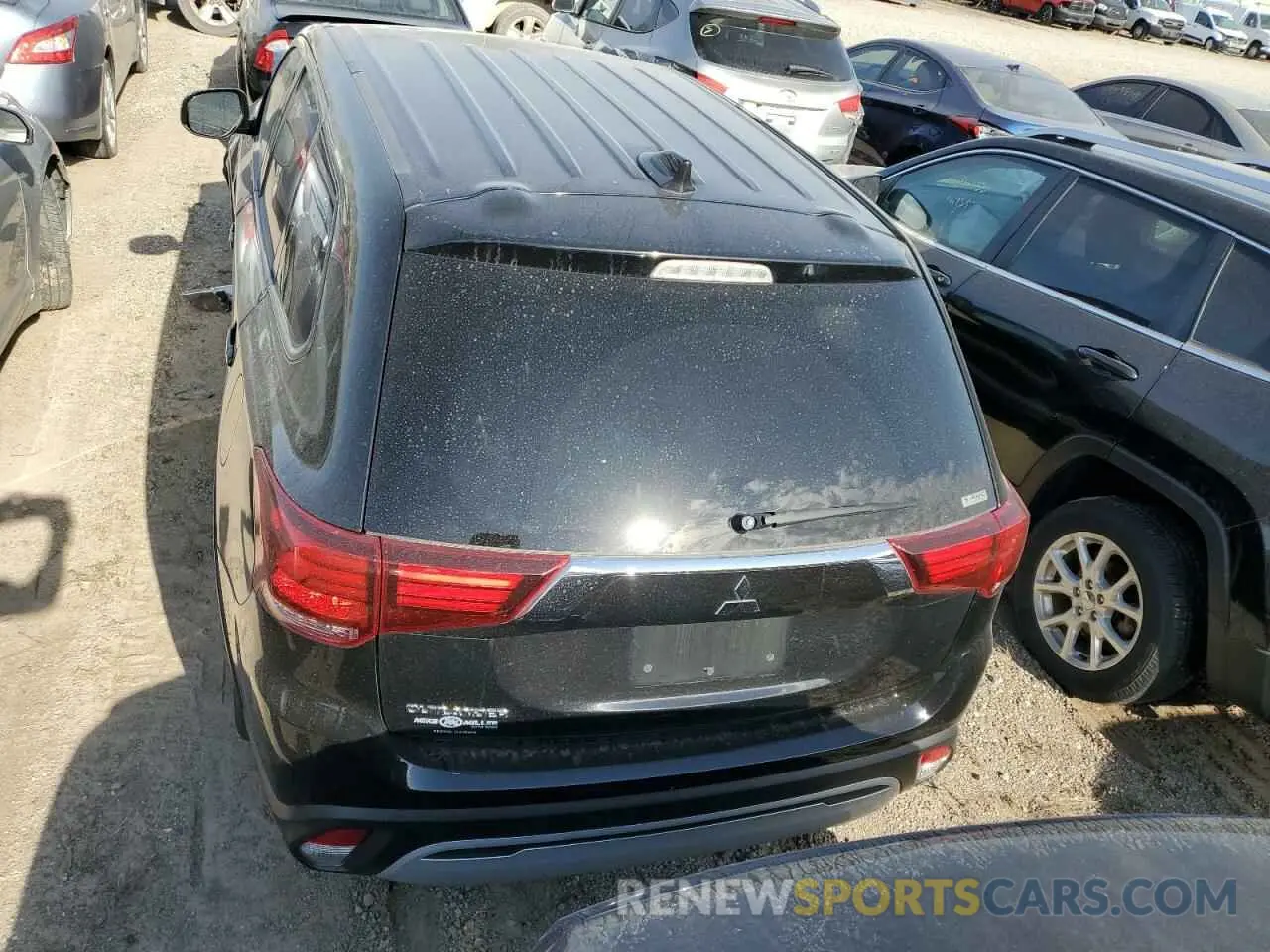 6 fotografías del automóvil dañado JA4AZ3A3XLZ046983 MITSUBISHI OUTLANDER 2020