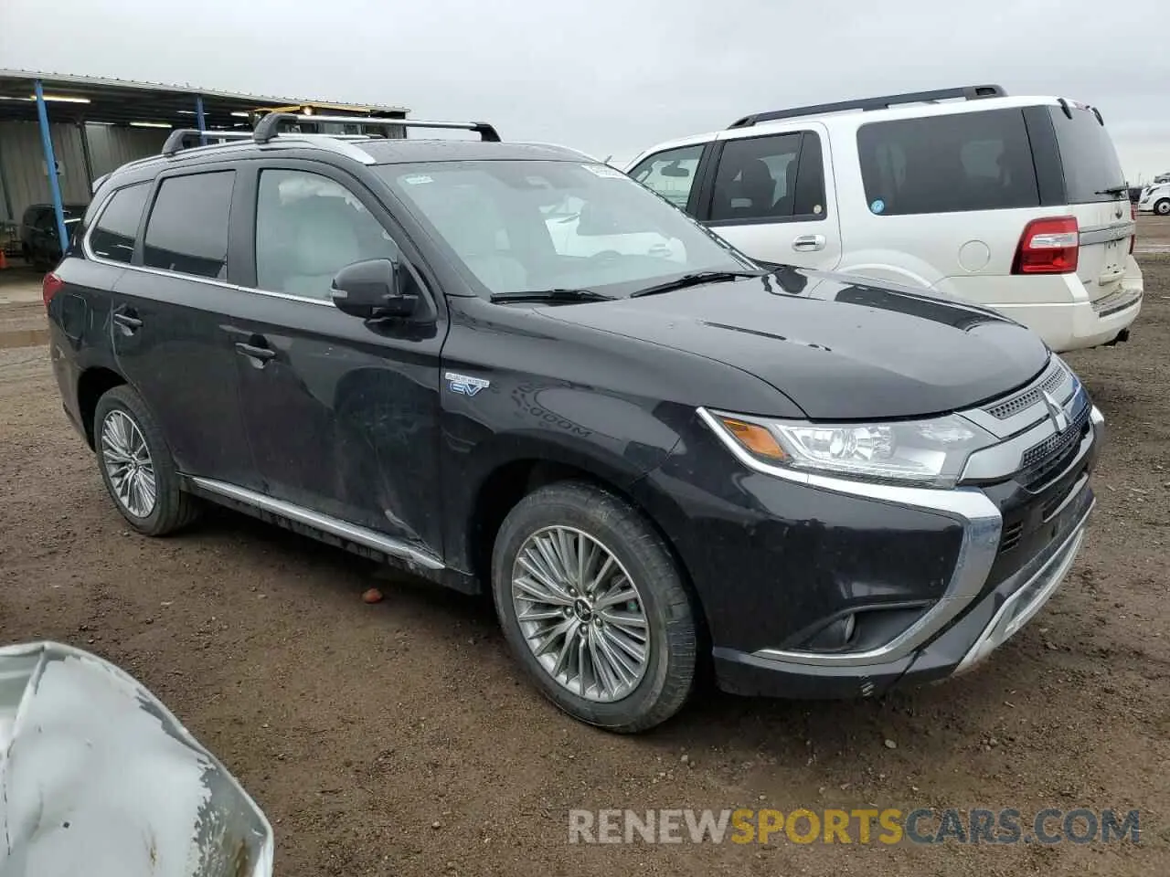 4 fotografías del automóvil dañado JA4J24A57LZ009384 MITSUBISHI OUTLANDER 2020