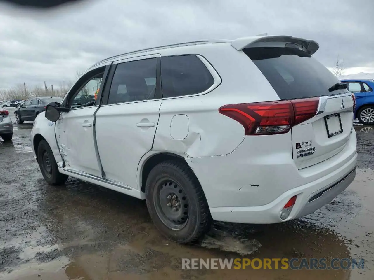 2 fotografías del automóvil dañado JA4J24A5XLZ610093 MITSUBISHI OUTLANDER 2020