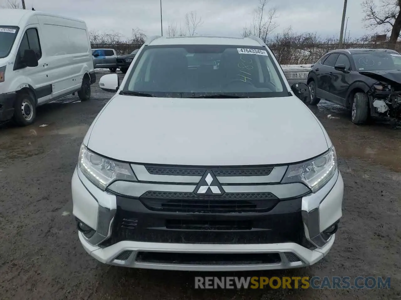5 fotografías del automóvil dañado JA4J24A5XLZ610093 MITSUBISHI OUTLANDER 2020