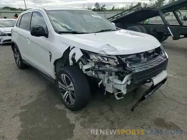 14 fotografías del automóvil dañado JA4APUAU3MU004223 MITSUBISHI OUTLANDER 2021