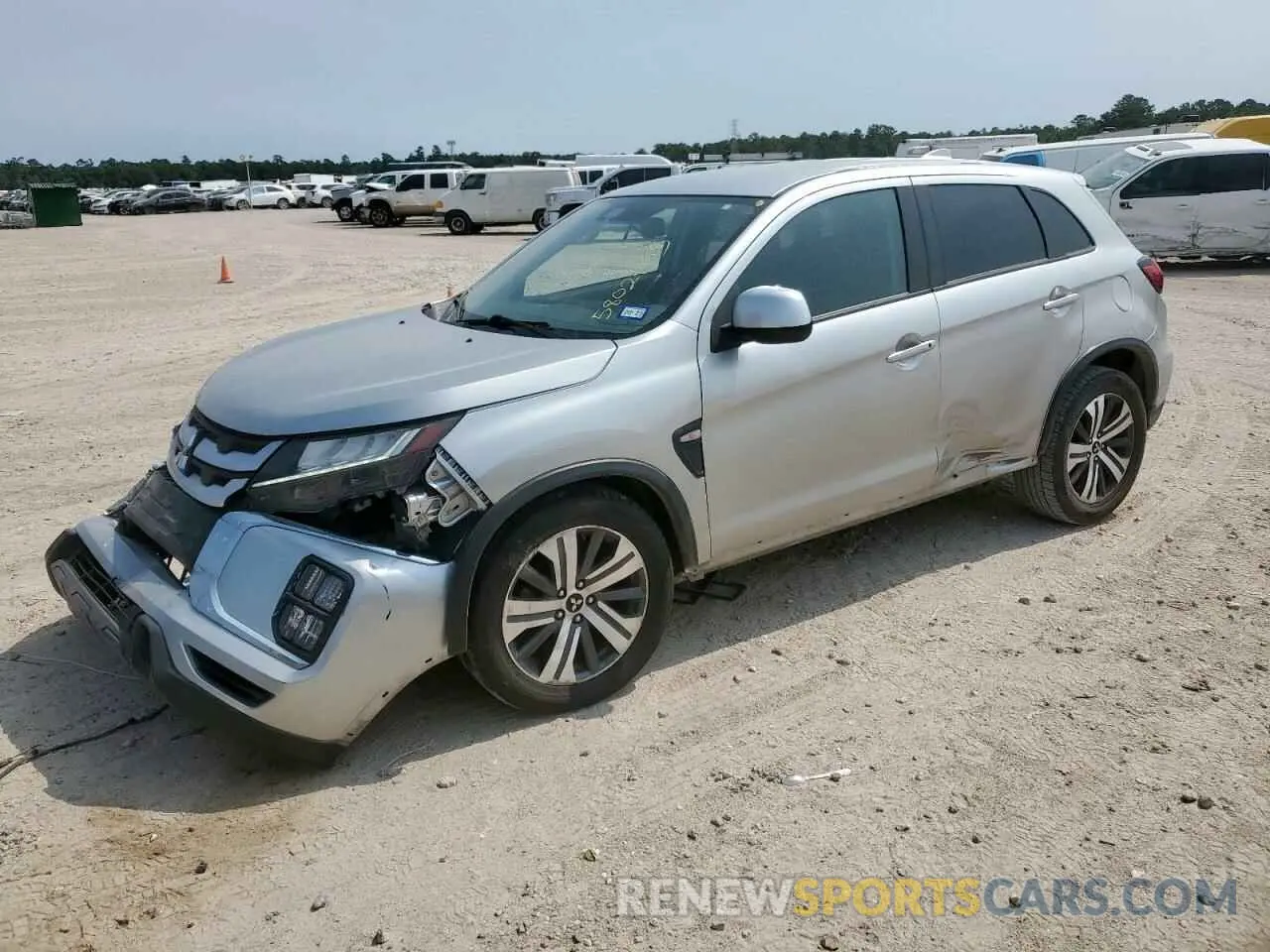 1 fotografías del automóvil dañado JA4APUAU3MU035262 MITSUBISHI OUTLANDER 2021