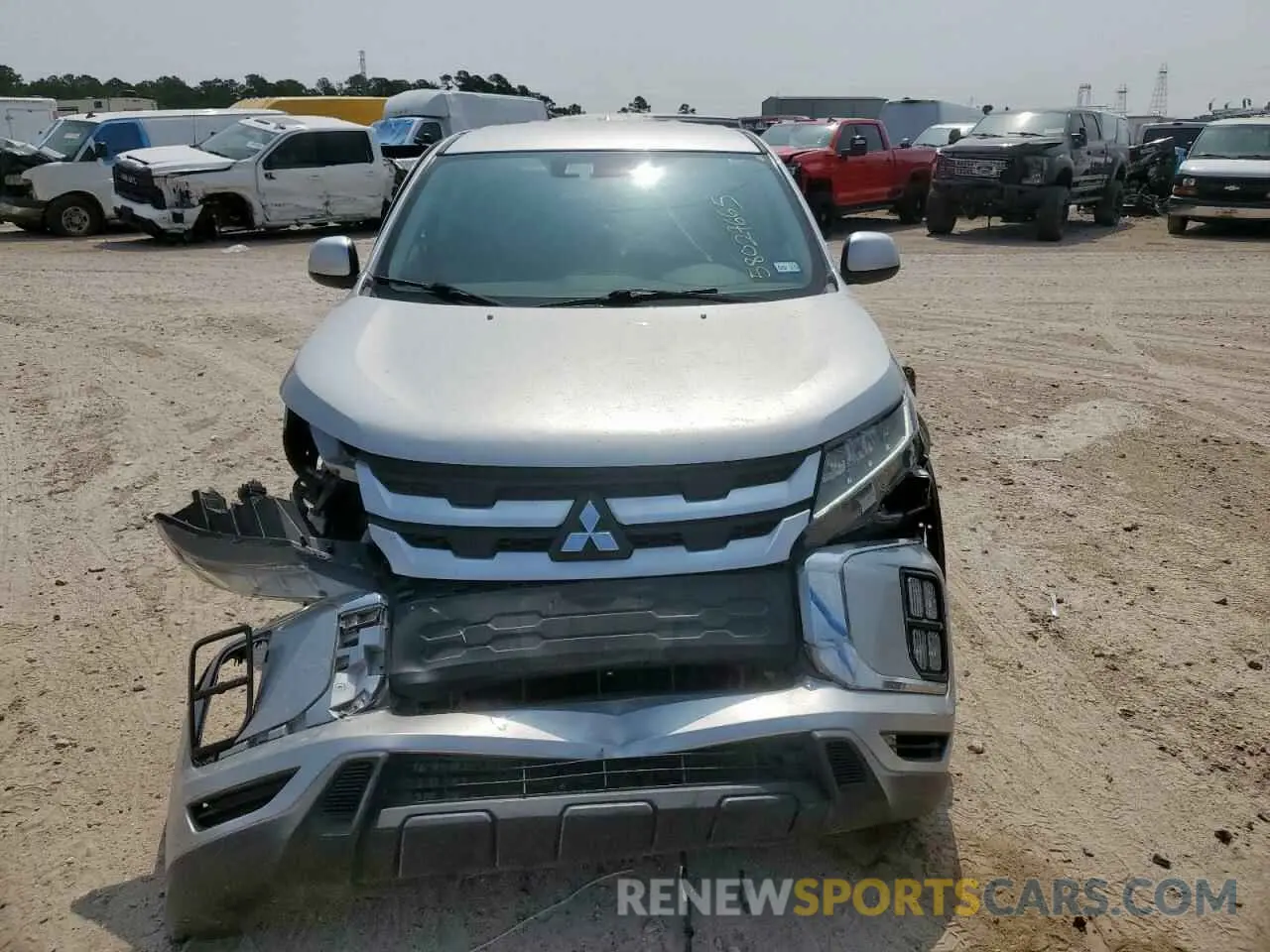 5 fotografías del automóvil dañado JA4APUAU3MU035262 MITSUBISHI OUTLANDER 2021