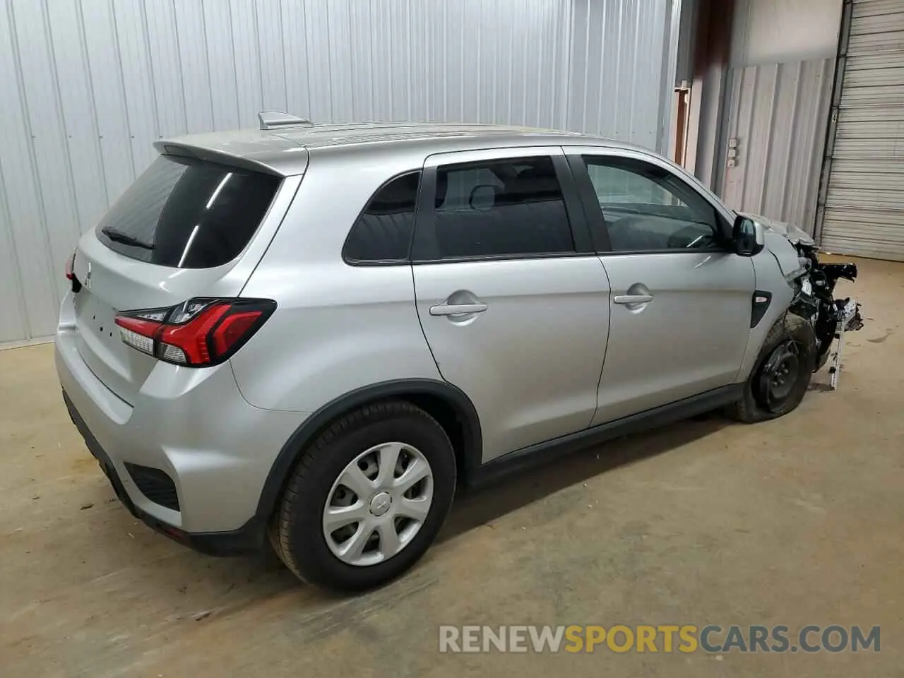 3 fotografías del automóvil dañado JA4APUAU4MU020639 MITSUBISHI OUTLANDER 2021