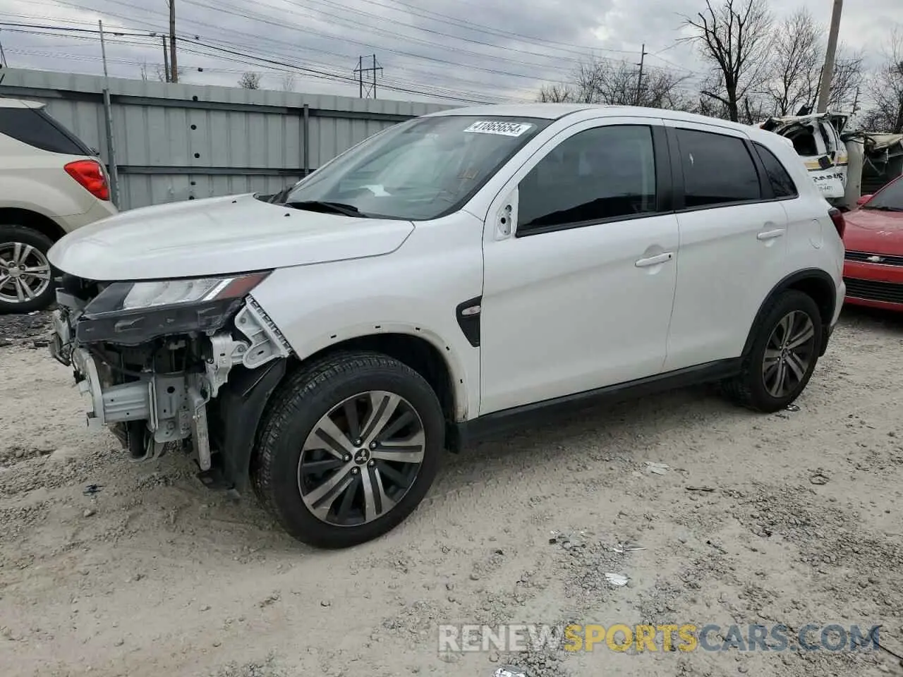 1 fotografías del automóvil dañado JA4APUAU5MU001596 MITSUBISHI OUTLANDER 2021