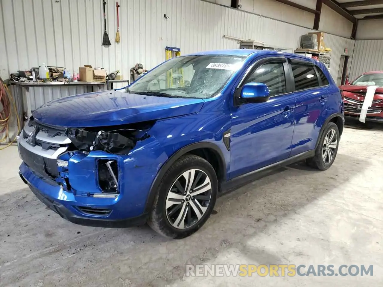 1 fotografías del automóvil dañado JA4APUAU5MU007902 MITSUBISHI OUTLANDER 2021