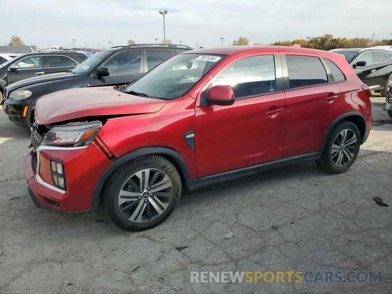 1 fotografías del automóvil dañado JA4APUAU5MU014154 MITSUBISHI OUTLANDER 2021