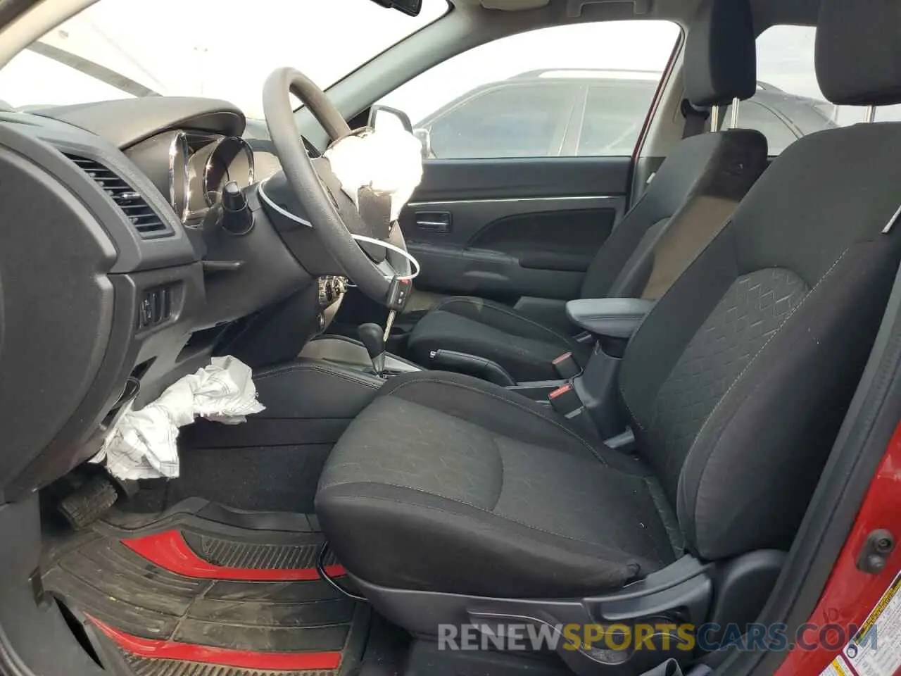 7 fotografías del automóvil dañado JA4APUAU5MU014154 MITSUBISHI OUTLANDER 2021