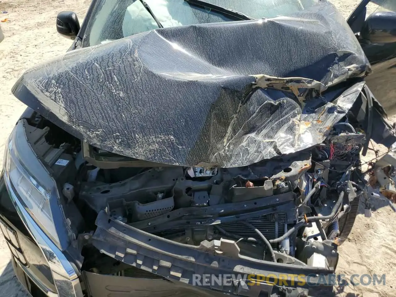 12 fotografías del automóvil dañado JA4APUAU6MU020822 MITSUBISHI OUTLANDER 2021
