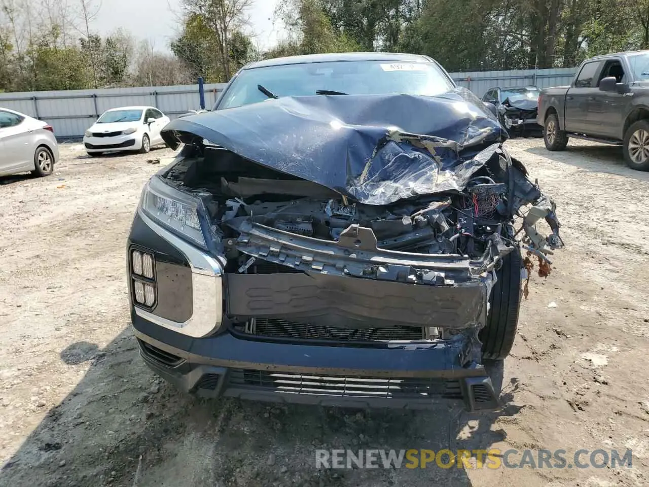 5 fotografías del automóvil dañado JA4APUAU6MU020822 MITSUBISHI OUTLANDER 2021