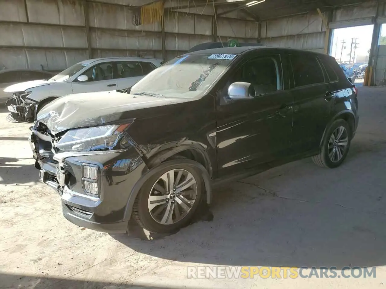 1 fotografías del automóvil dañado JA4APUAU7MU033062 MITSUBISHI OUTLANDER 2021