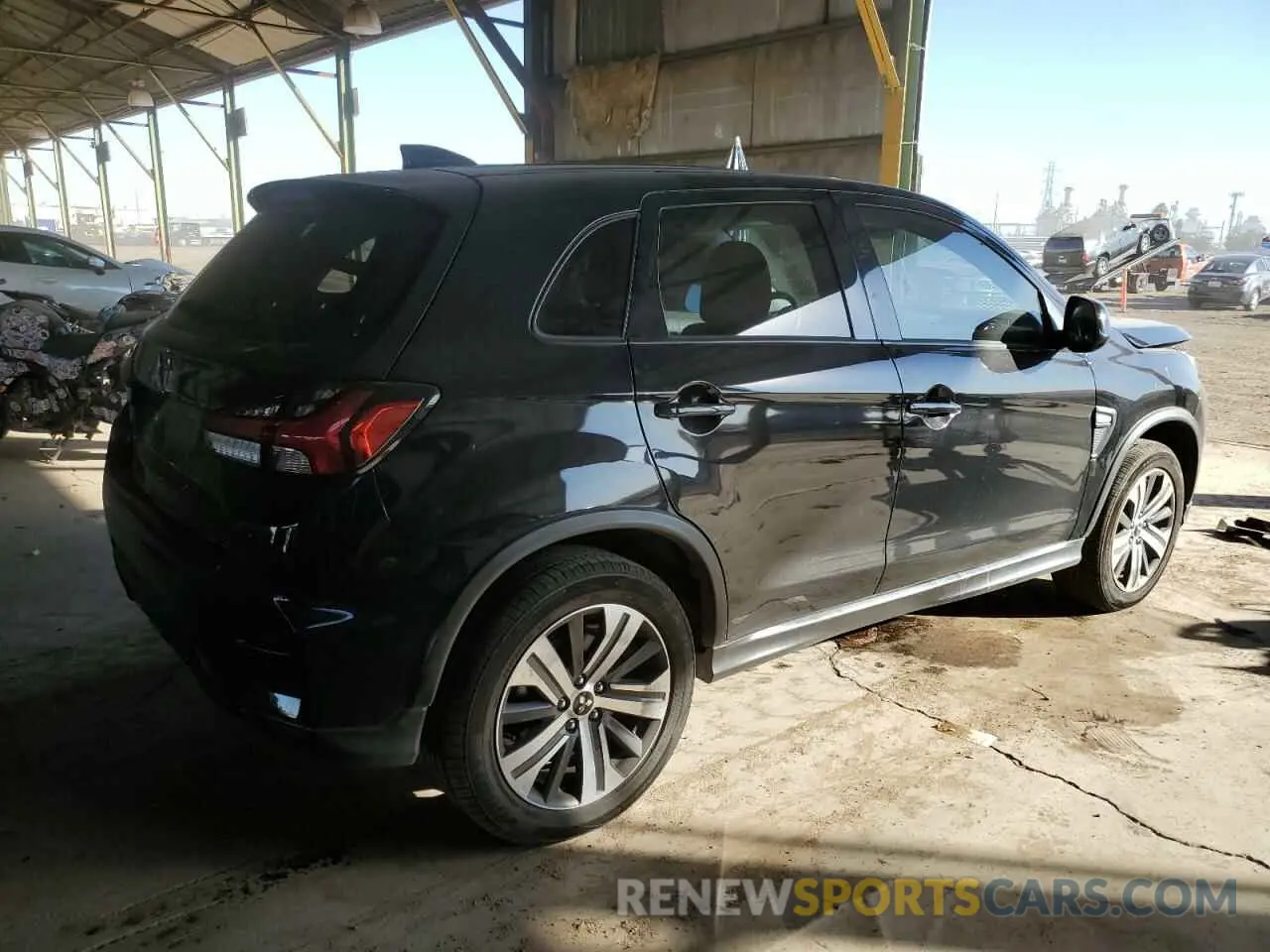 3 fotografías del automóvil dañado JA4APUAU7MU033062 MITSUBISHI OUTLANDER 2021