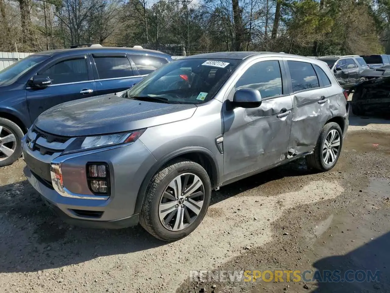 1 fotografías del automóvil dañado JA4APUAU8MU020059 MITSUBISHI OUTLANDER 2021