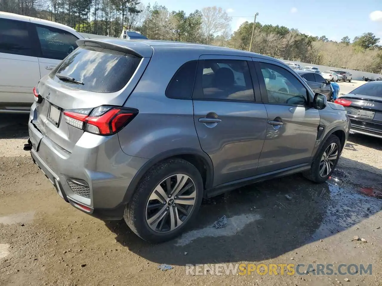 3 fotografías del automóvil dañado JA4APUAU8MU020059 MITSUBISHI OUTLANDER 2021
