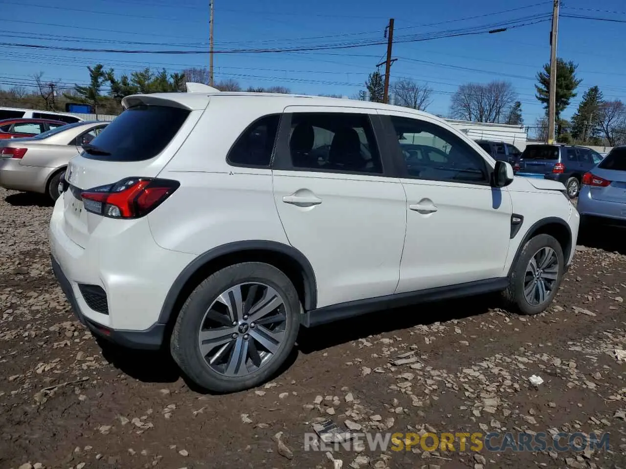 3 fotografías del automóvil dañado JA4APUAU9MU007448 MITSUBISHI OUTLANDER 2021