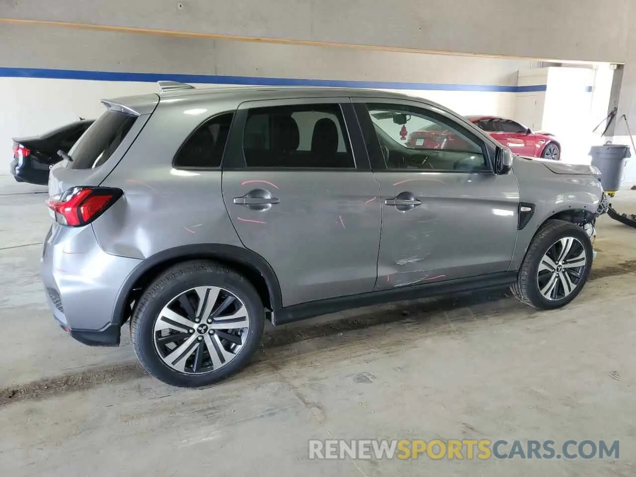 3 fotografías del automóvil dañado JA4APUAU9MU035220 MITSUBISHI OUTLANDER 2021