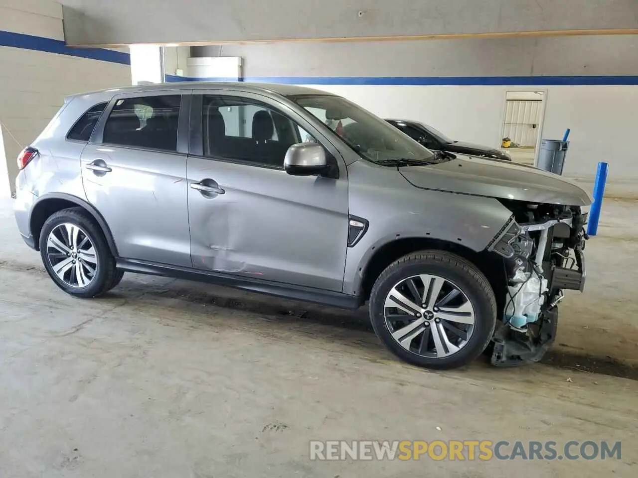 4 fotografías del automóvil dañado JA4APUAU9MU035220 MITSUBISHI OUTLANDER 2021