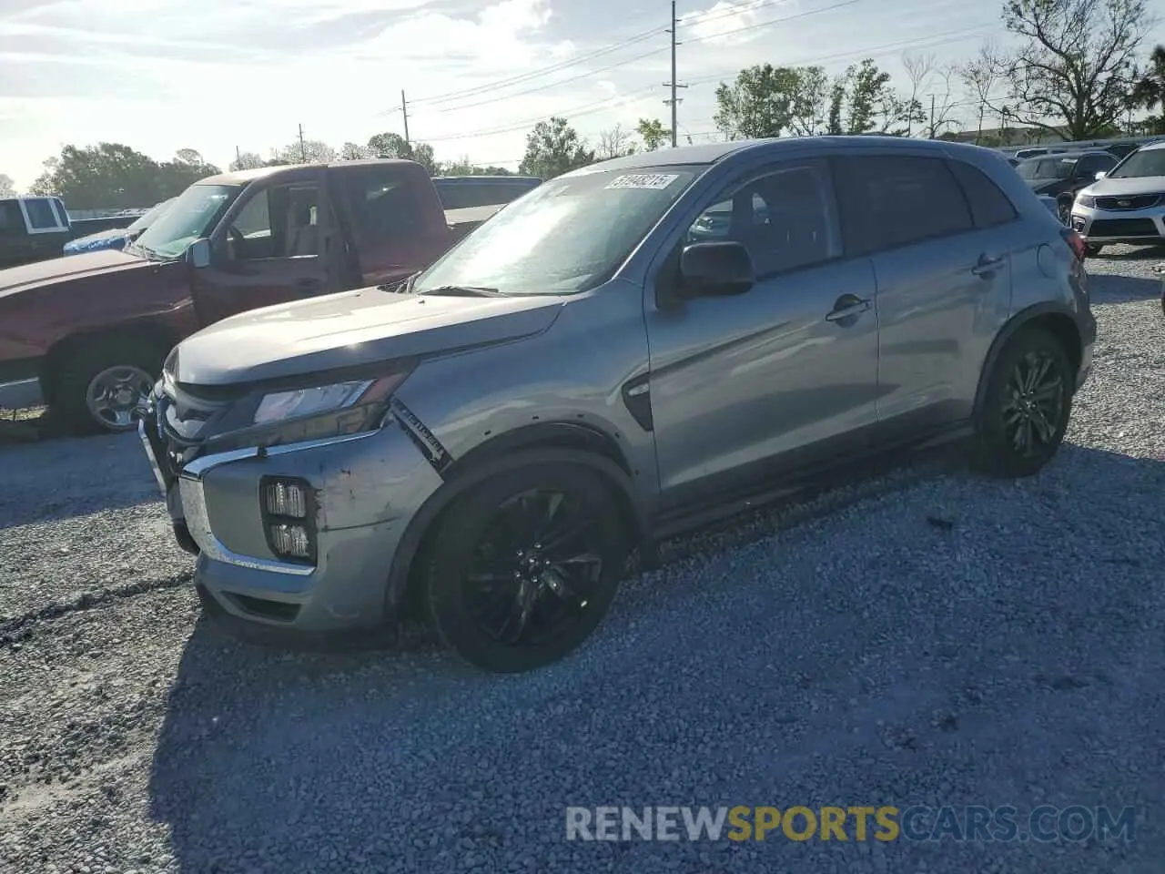 1 fotografías del automóvil dañado JA4APUAUXMU002162 MITSUBISHI OUTLANDER 2021